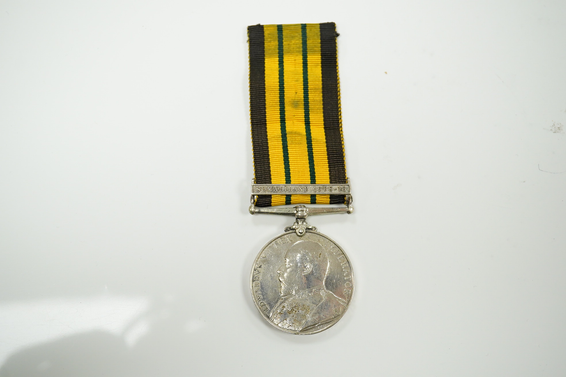 An Africa General Service medal with Somaliland 1908-10 clasp to 94 H.VLDR DHERO KHAN, 76/PUNJABIS